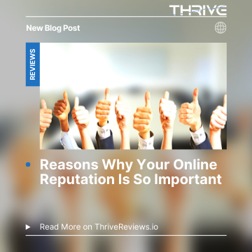 Reasons Why Your Online Reputation Is So Important